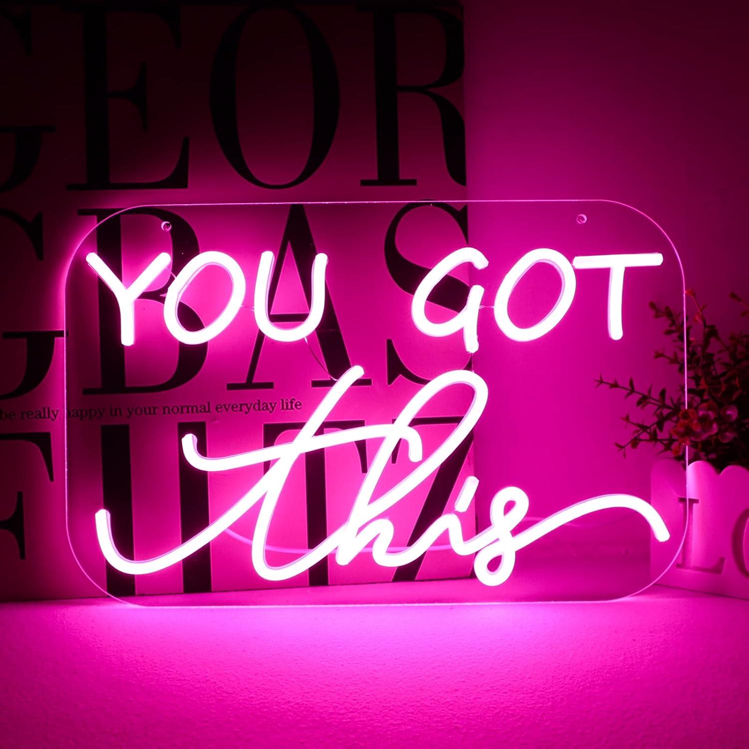 You Got This Neon Sign USB Dim - Home Gym Neon Sign review and price