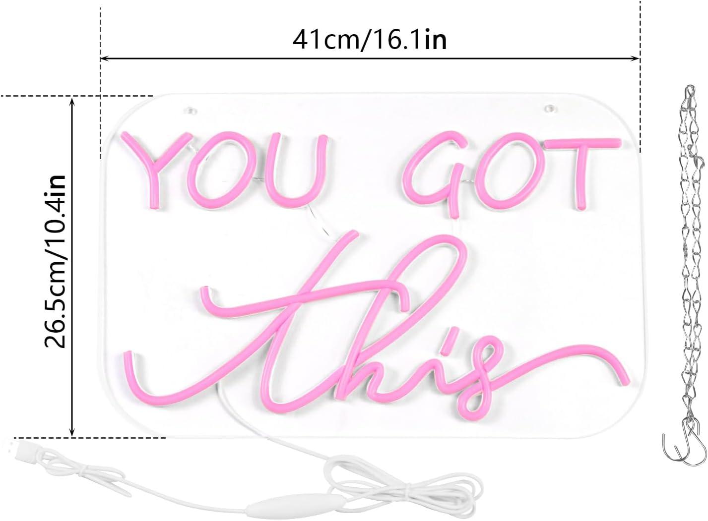 You Got This Neon Sign USB Dim - Home Gym Neon Sign review and price
