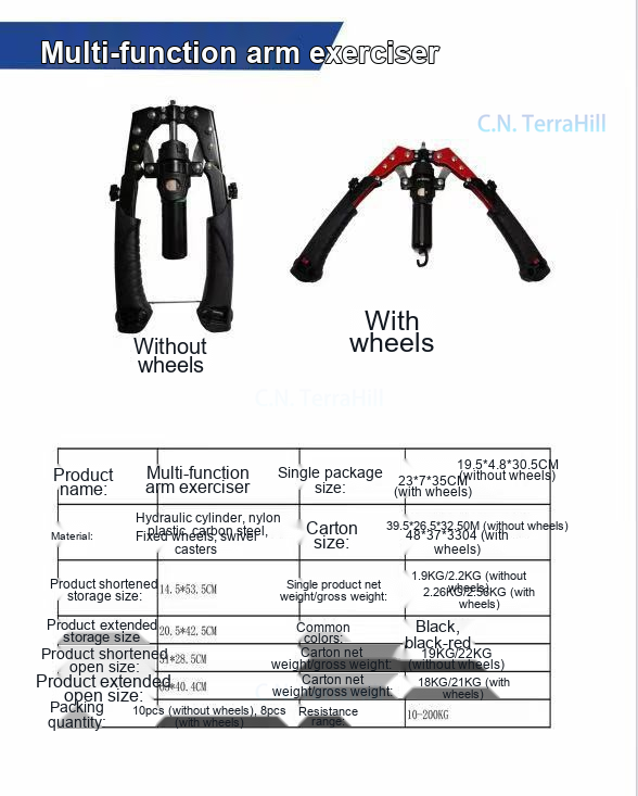 Adjustable Hydraulic Grip Stre - Home Gym Portable review and price