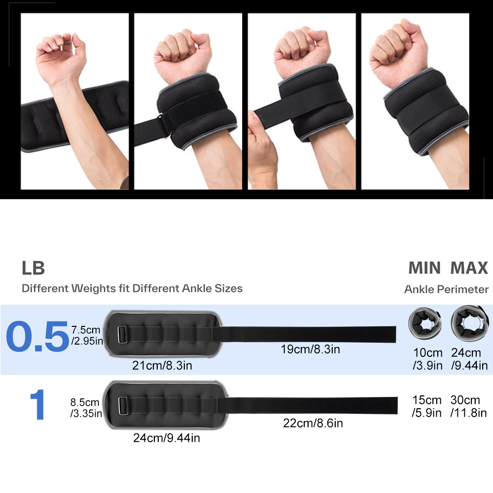 1Pair Wrist Weights, Ankle Wei - Home Gym Routine review and price