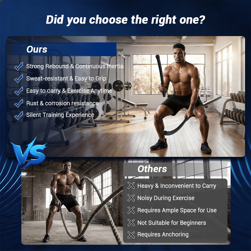 UMAY Ropeless Battle Rope, Low - Home Gym Portable review and price