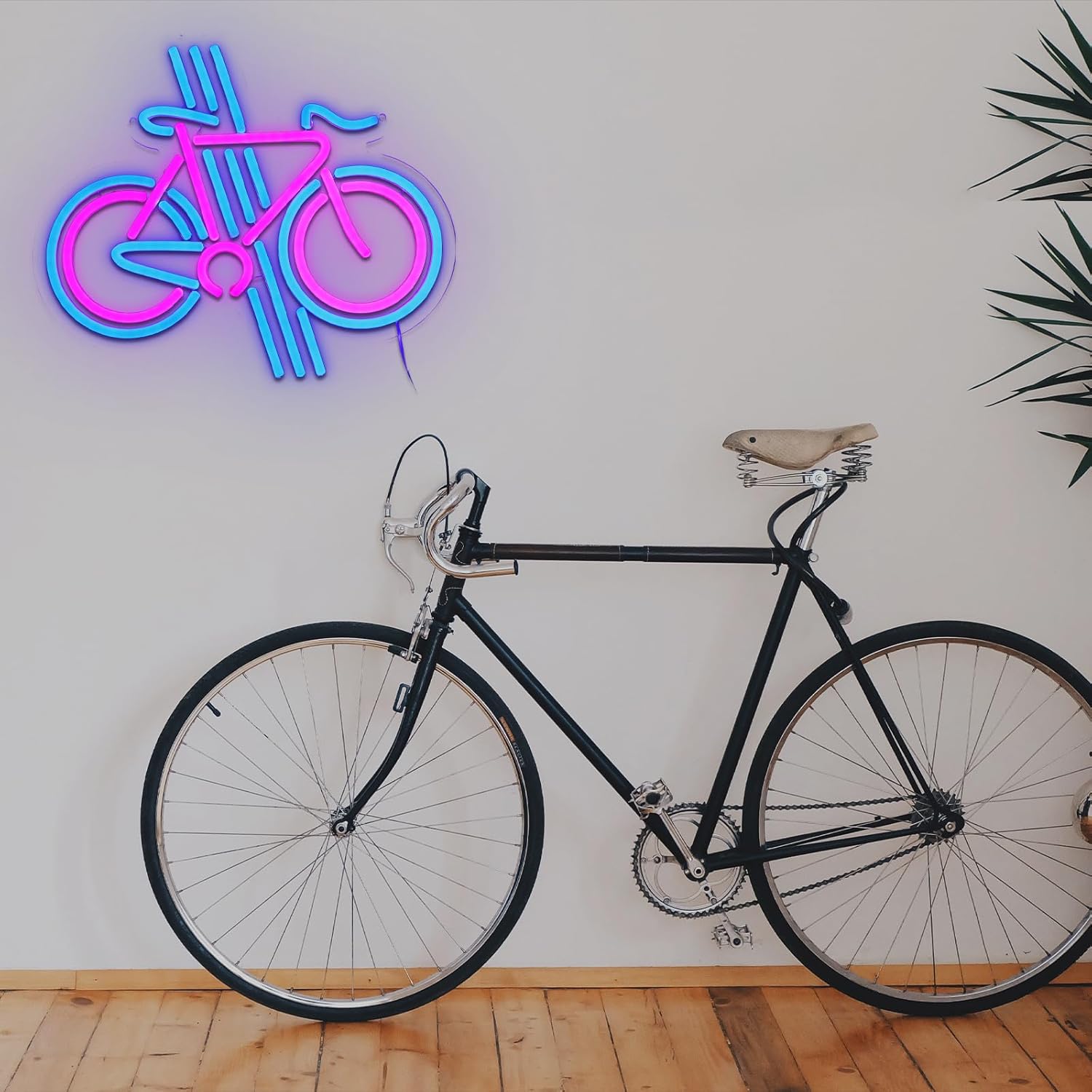 Bike Neon Sign Dimmable Bicycl - Home Gym Neon Sign review and price