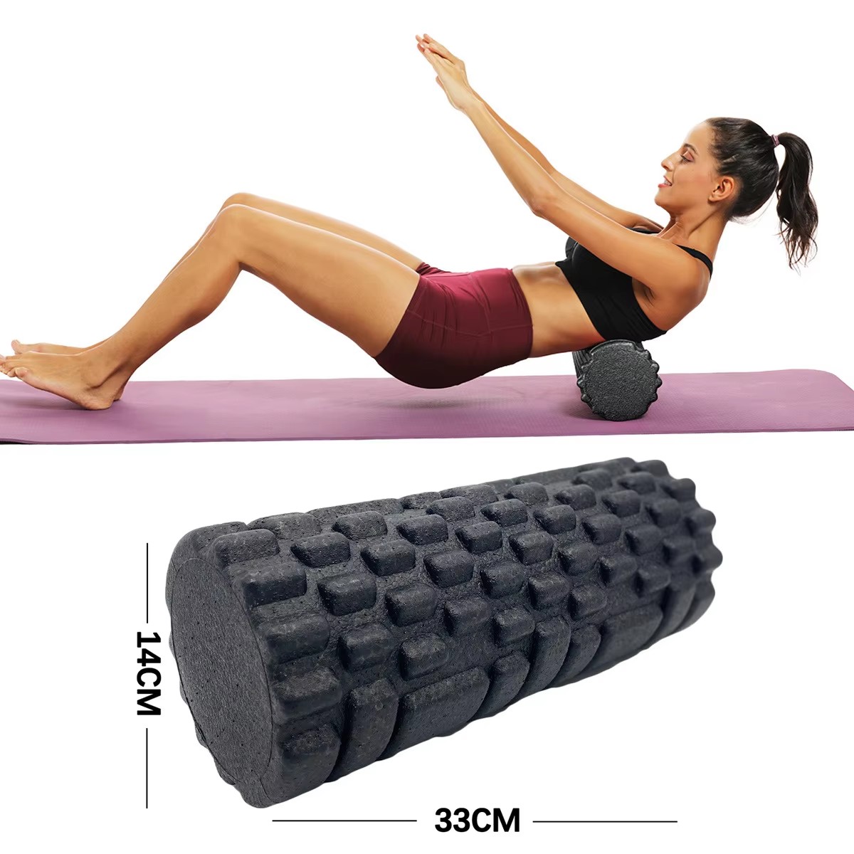 30/33cm Fitness Foam Roller Yo - Home Gym Routine review and price