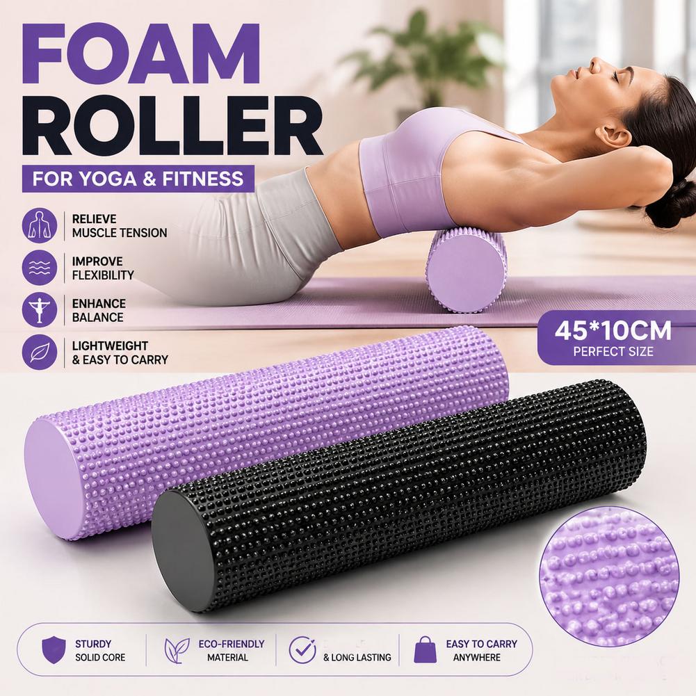 EVA High Density Yoga Foam Rol - Home Gym Yoga review and price