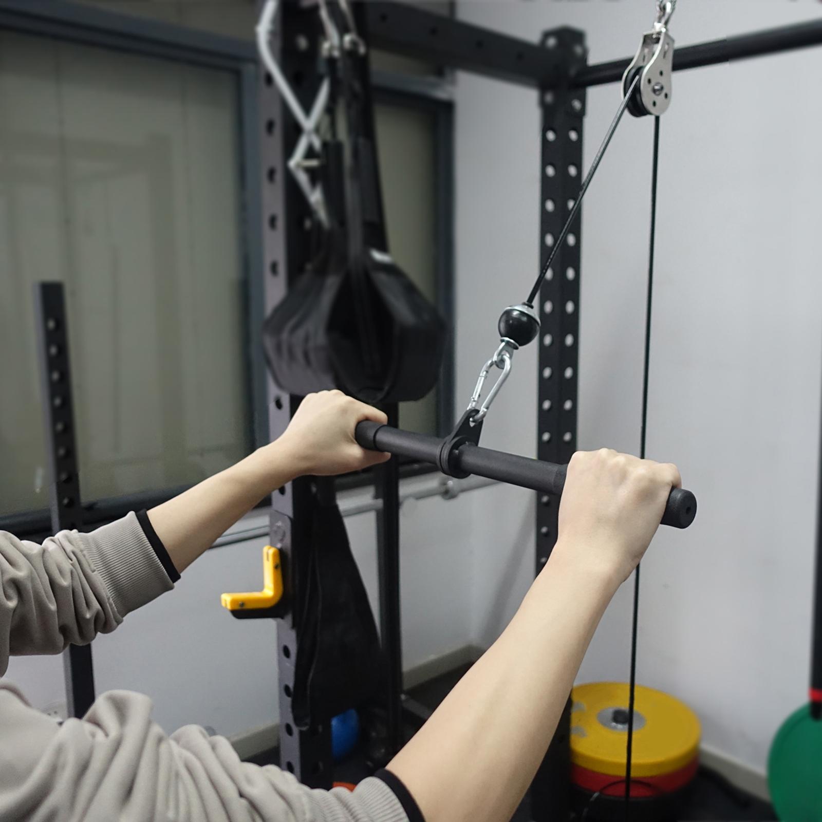 Revolving Straight Bar LAT Hig - Lat Pulldown Cable review and price