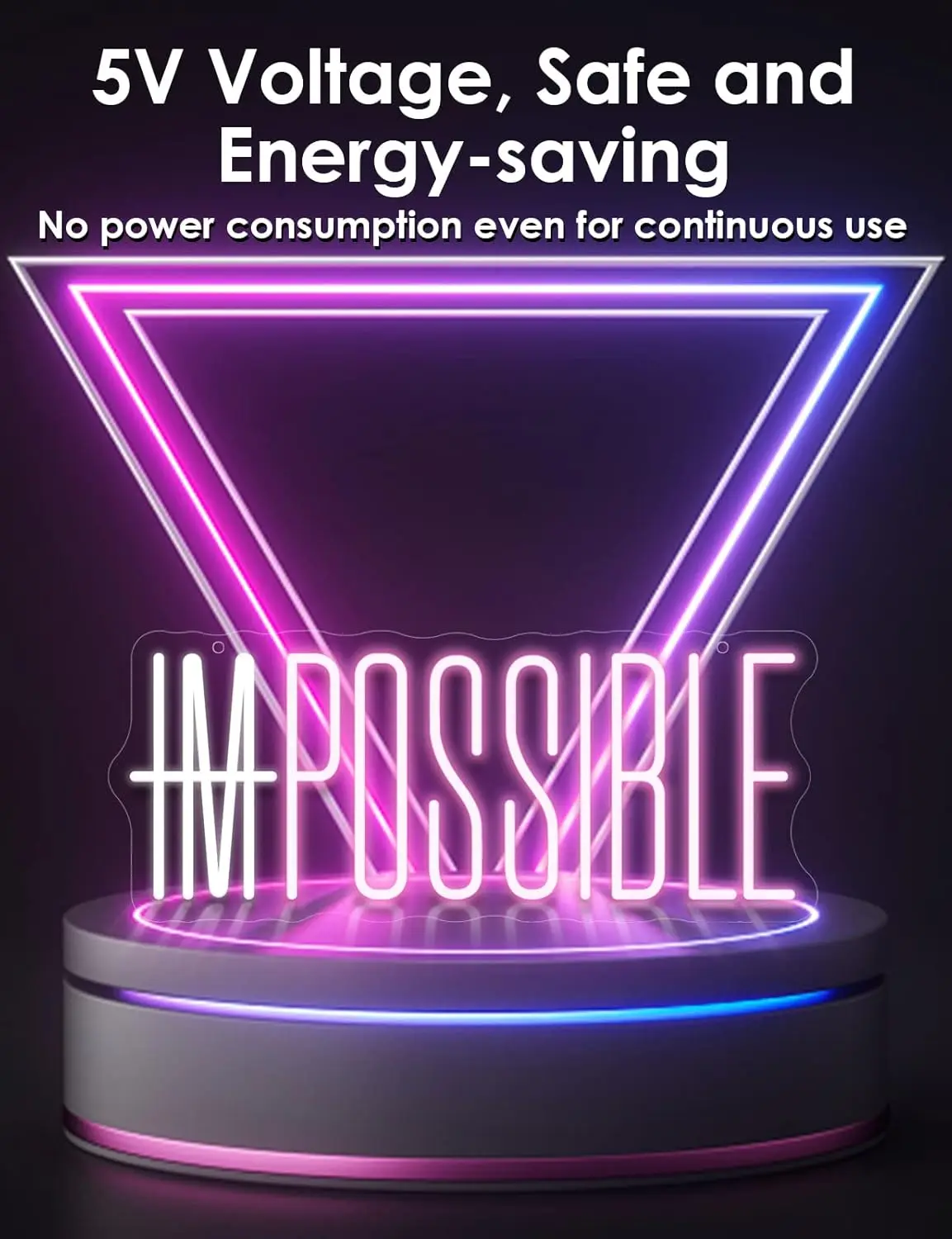 I'm Possible Neon Sign Party D - Home Gym Neon Sign review and price