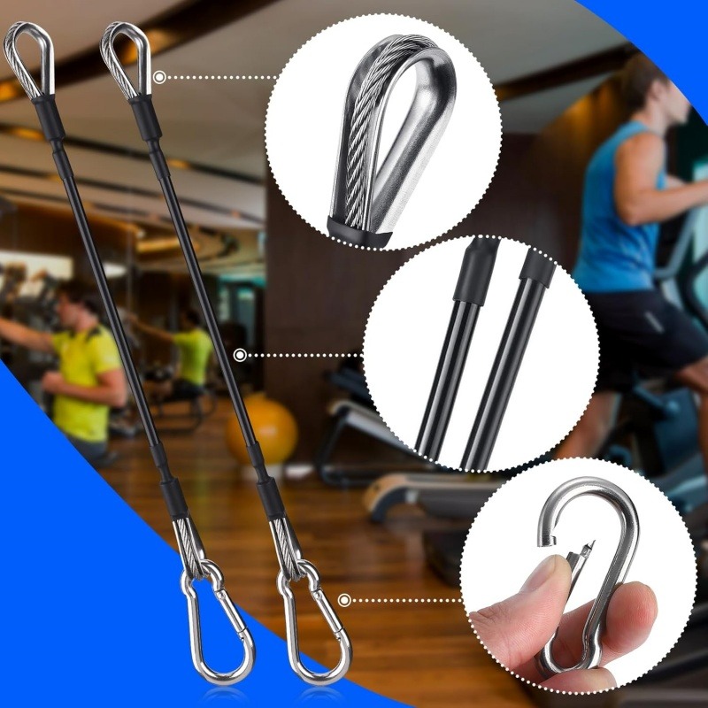 1/2Pcs 25cm Gym Cable Extensio - Lat Pulldown Cable review and price